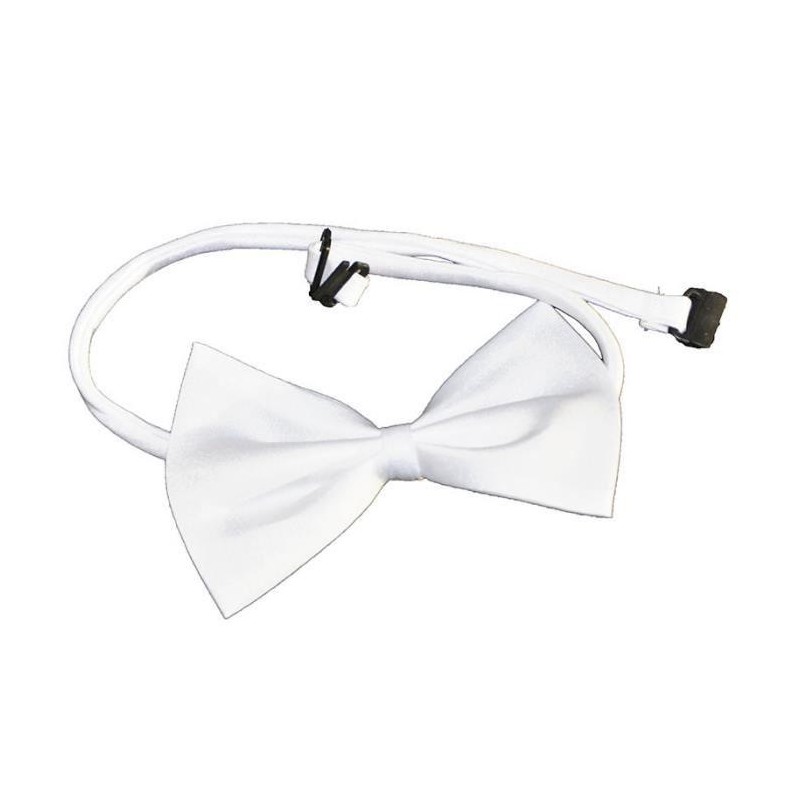 Noeud Papillon Satin Blanc