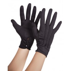 Gants Noir Avec Bouton Pression Taille XL