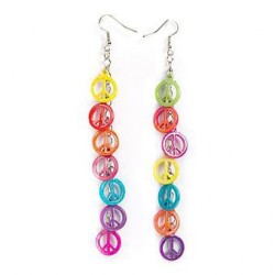 Boucles D'Oreilles Peace and Love