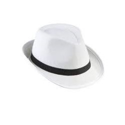 Chapeau Borsalino Satin Blanc