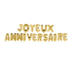 Urne Joyeux Anniversaire blanc Métallique - Coti Jouets spécialiste à Dijon  en articles de fêtes pour anniversaire