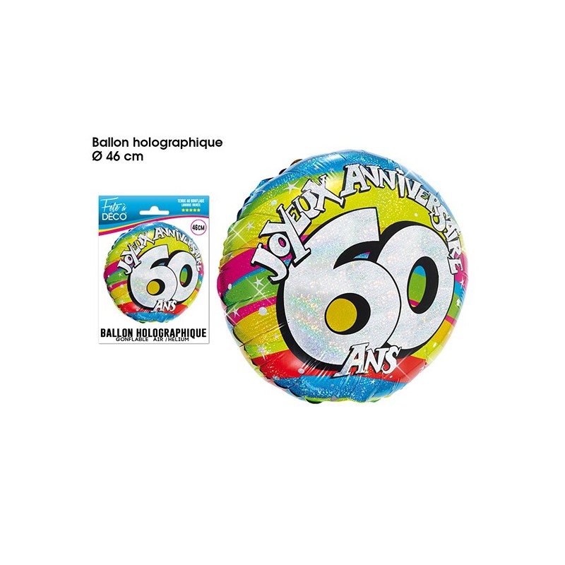 Ballon Helium Joyeux Anniversaire 60 Ans Coti Jouets Specialiste A Dijon En Articles De Fetes Pour Anniversaire Ballon Helium Joyeux Anniversaire 60 Ans Coti Jouets Specialiste A Dijon En Articles De Fetes Pour Anniversaire