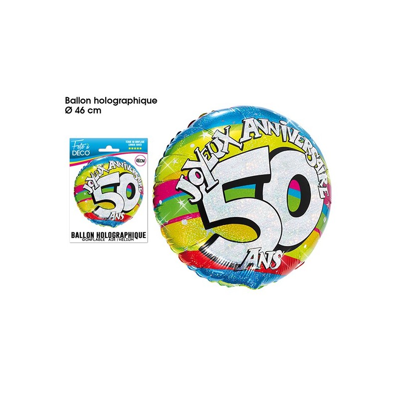 Ballon Hélium 50 Ans