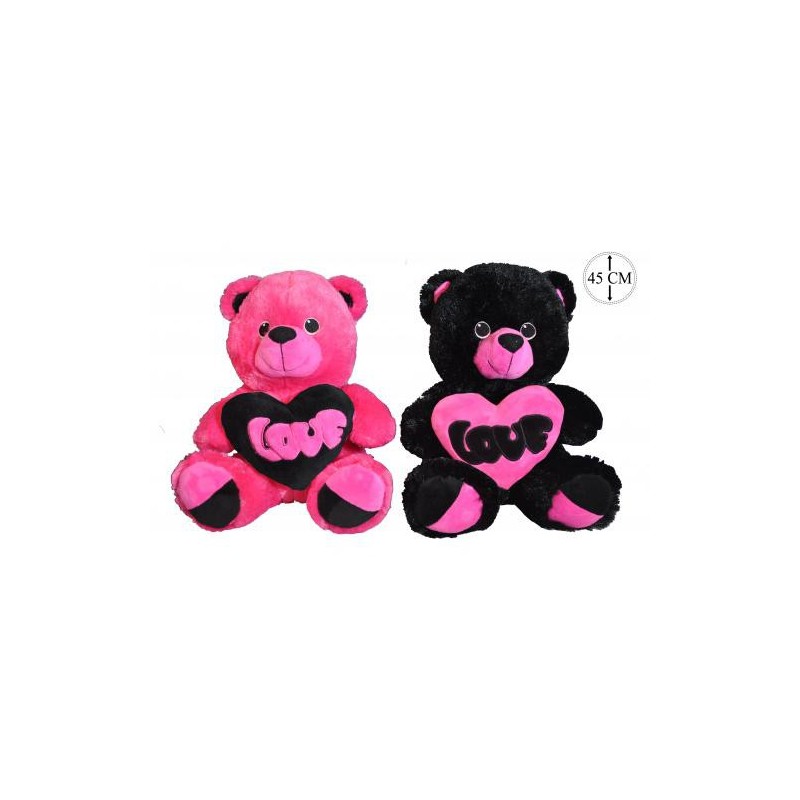 ours en peluche avec coeur