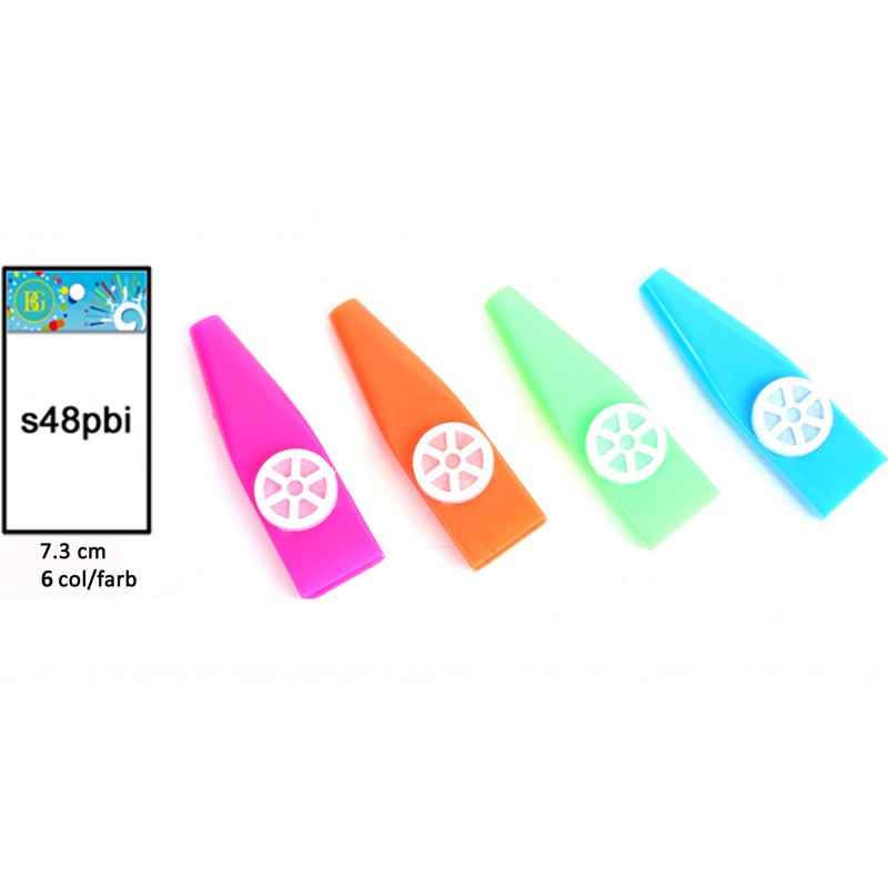 Mini Kazoo FluoCoti Jouets, grossiste en jouets de kermesse, fête d'école et petits jouets pour