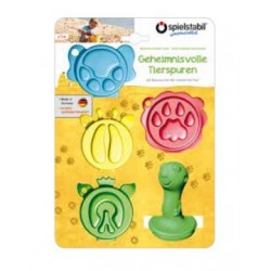 Jouets de Sable Traces Animales Mysterieux 5 Pièces - Spielstabil