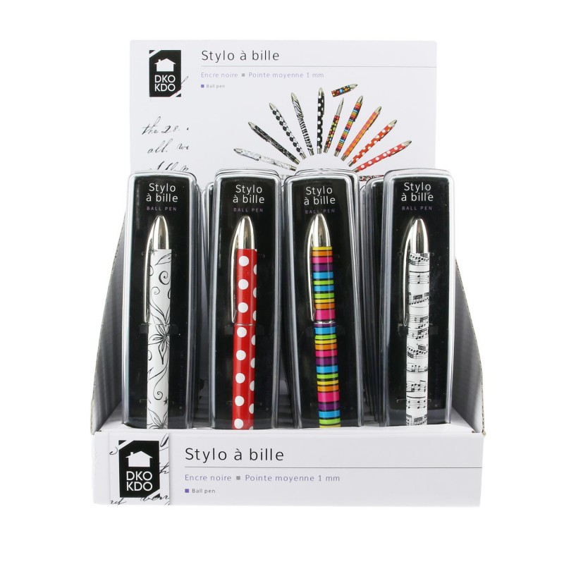 Stylo Bille Décoré Boîte Cadeau-Coti jouets grossiste jouets de