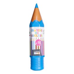 Crayon de couleur 12 Pièces avec Trousse Crayon 
