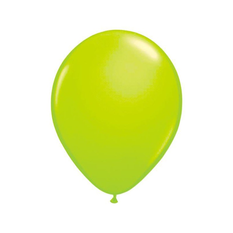 Ballons de Baudruche Fluo Vert 50 Pièces