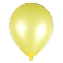 Ballons de Baudruche Métalliques Jaune