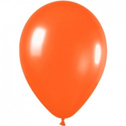 20 ballons orange  ballon de baudruche pas cher- Fête en folie