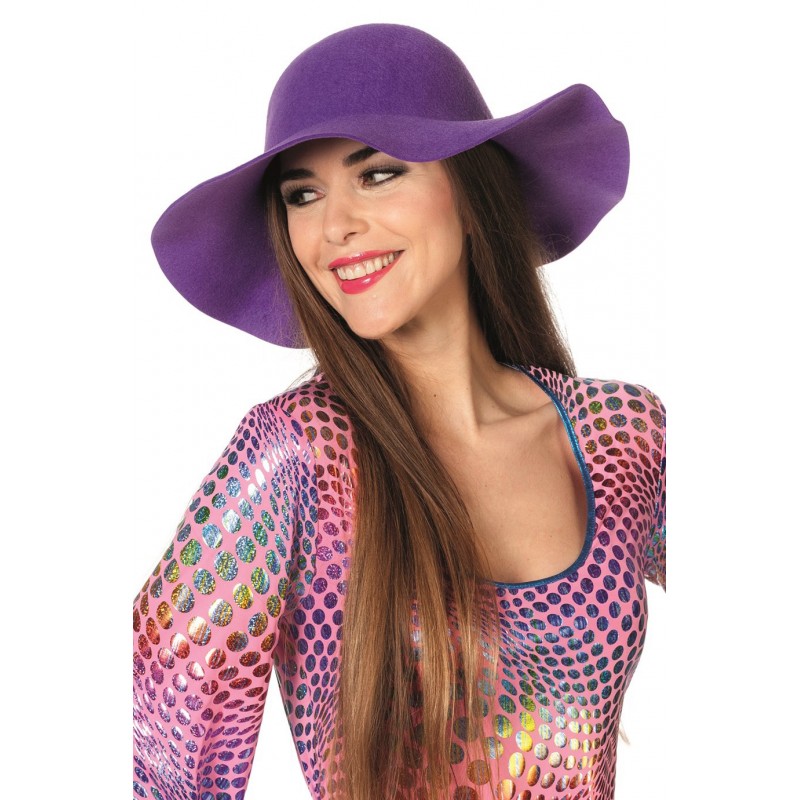 Chapeau Capeline Violet