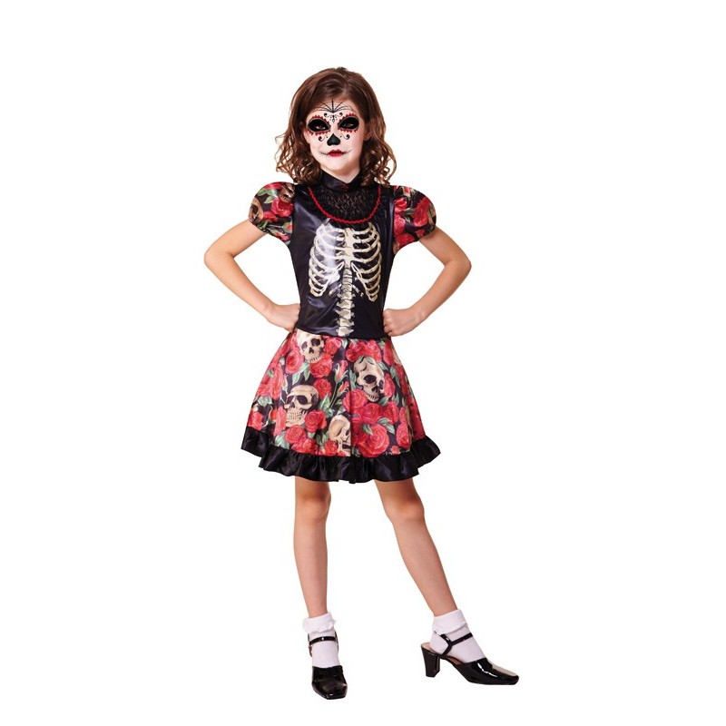 Déguisement Robe Day Of The Dead Taille 128cm