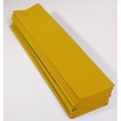 Feuille de Papier Crépon 60pourcent Jaune