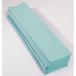 Feuille de Papier Crépon 60pourcent Turquoise