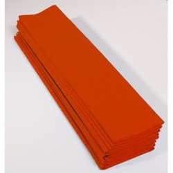 Feuille de Papier Crépon 60pourcent Orange