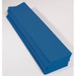 Feuille de Papier Crépon 60pourcent Bleu Pétrôle