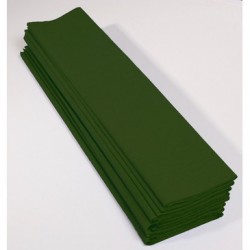 Feuille de Papier Crépon 60pourcent Vert Mousse 